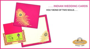 Holy Bond of two Souls Indian Wedding Cards