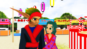  Jak and Keira Hagai in Festival in First Time MMD