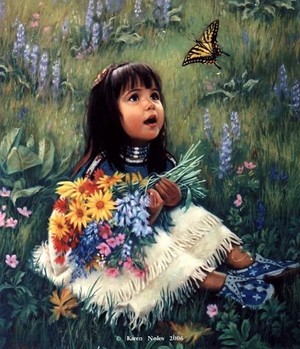  Little mariposa por Karen Noles