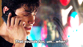 Magnus and Alec asking each other out