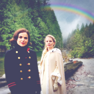  Once upon a Wish Realm arco iris, arco-íris (Swan queen Portrait)