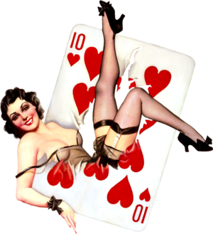  Pin Up Girl...Playing Card