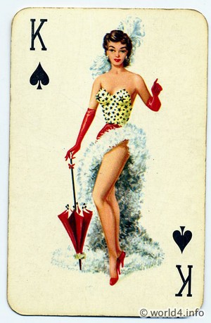 Pin Up Girl...Playing Card