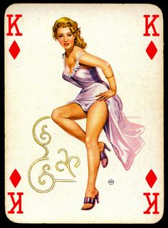  Pin Up Girl ..Playing Card