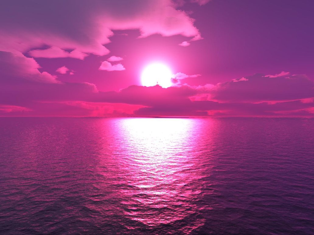 Aesthetic Pink Sunset Painting Largest Wallpaper Port - vrogue.co