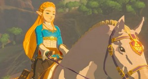 Princess Zelda's Beautiful Royal White Stallion