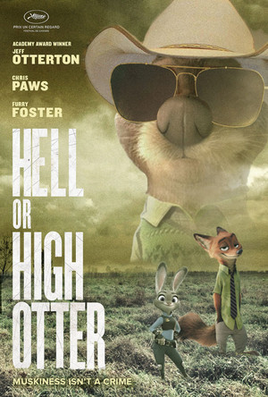  Pun-y Zootopia Oscars Posters - Hell অথবা High ভোঁদড়