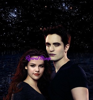  Selena Gomez and Edward Cullen (Ptwilight Photoshop)