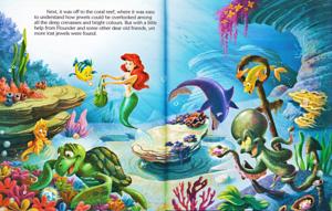 Walt disney Books – The Little Mermaid: Ariel and the Aquamarine Jewel (English Version)