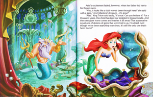  Walt 迪士尼 图书 – The Little Mermaid: Ariel and the Aquamarine Jewel (English Version)