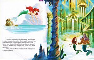  Walt Disney کتابیں – The Little Mermaid: Ariel and the Aquamarine Jewel (English Version)
