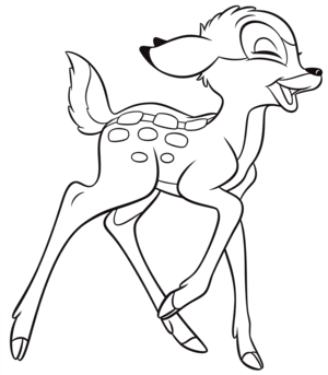  Walt disney Coloring Pages - Bambi