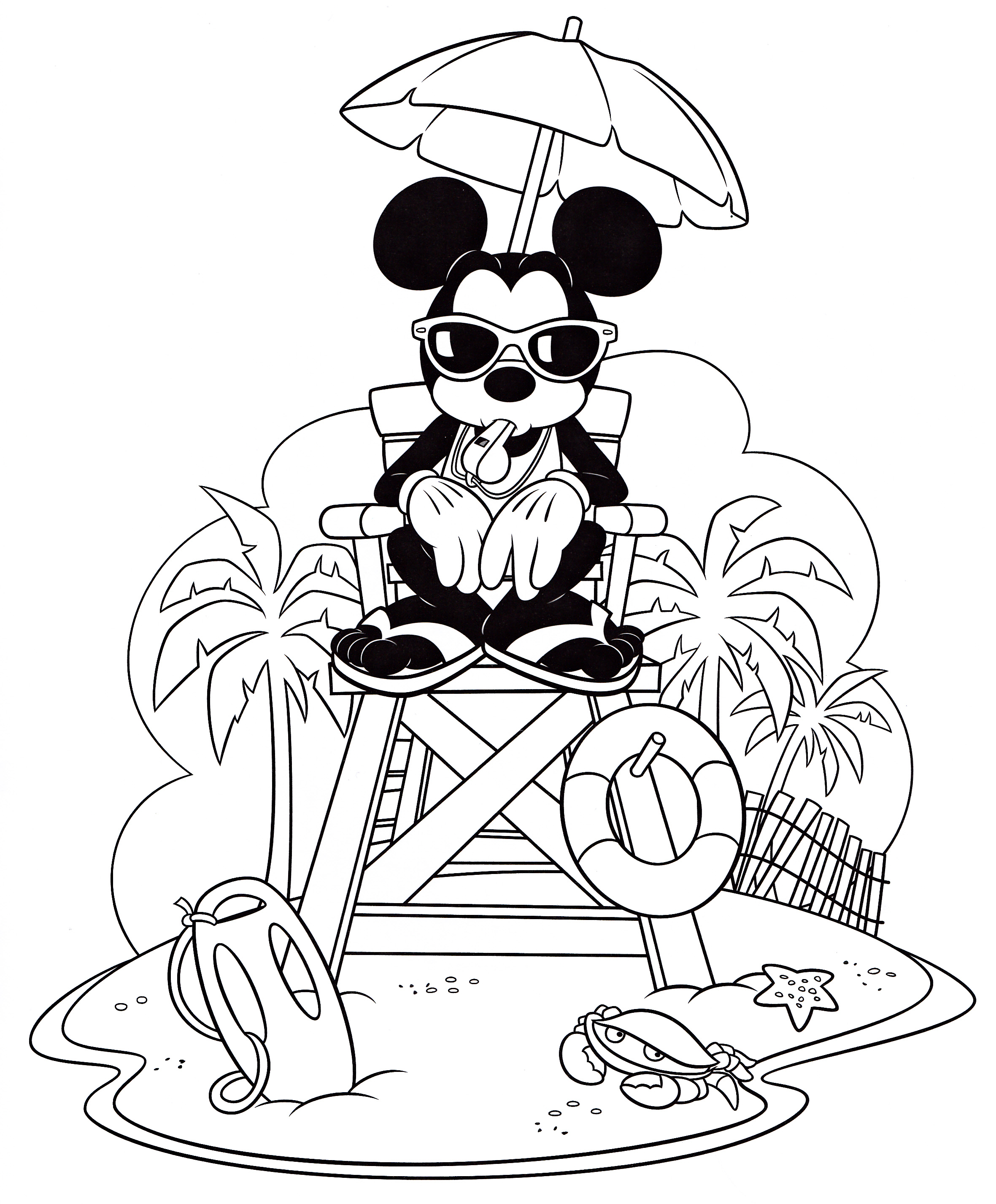 Walt Disney Coloring Pages – Mickey Mouse - Walt Disney Characters ...