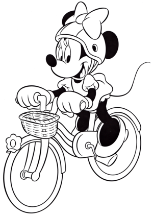  Walt disney Coloring Pages – Minnie mouse