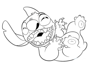  Walt 迪士尼 Coloring Pages – Stitch