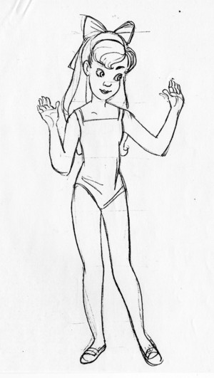  Young Anastasia character designs for Anastasia