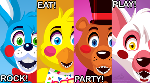  prize corner poster from five nights at freddy s 2 oleh mochiroo d95l73b