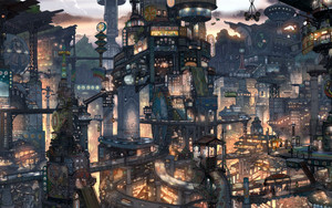  Anime City Scenery