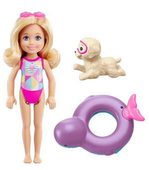  barbie ikan lumba-lumba, lumba-lumba Magic Chelsea Doll
