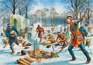 Battle of Wabash 1791 oleh Peter Dennis (GB, 1950)