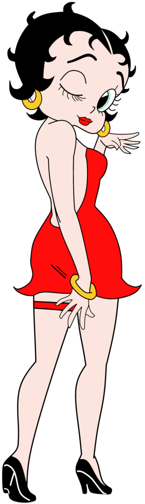  Betty Boop animê Render