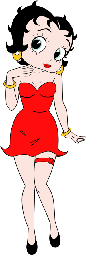  Betty Boop animé Render