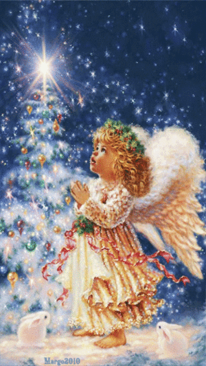 Christmas Angel, animated 