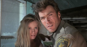 Clint Eastwood and Melodie Johnson in Coogan’s Bluff 1968