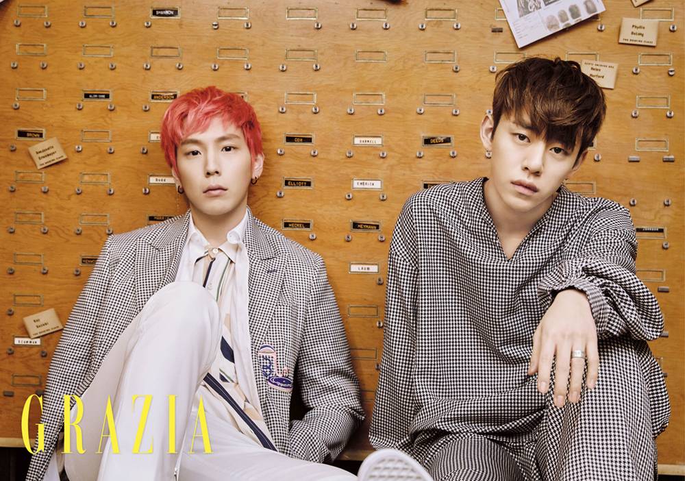 Daehyun and Himchan for 'Grazia'