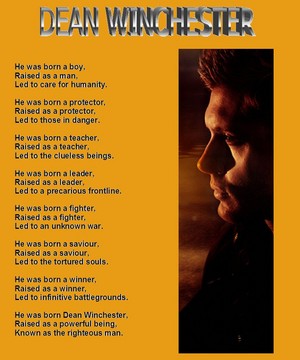 Dean Winchester Poetry