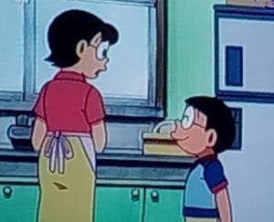  Doraemon-O Gato do Futuro mom and nobita