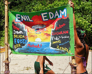  Enil Edam (Merged) Tribe Flag (Caramoan)