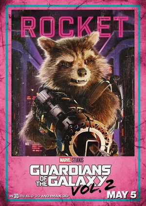 Guardians Of The Galaxy Vol. 2 ~ Character Poster - Rocket