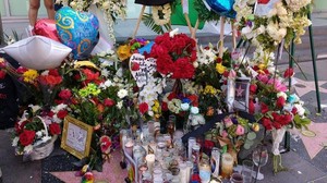  Makeshift Memorial For Tommy Page