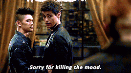 Malec being interrupted