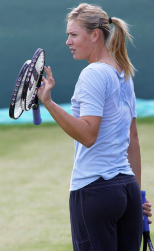  Maria Sharapova - গাধা and Legs