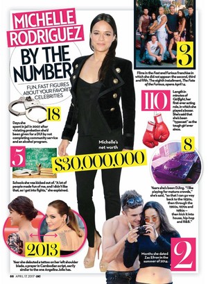 Michelle Rodriguez: By The Numbers | OK! Magazine