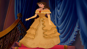  My Redesign of Emma Watson's Yellow Belle Dress