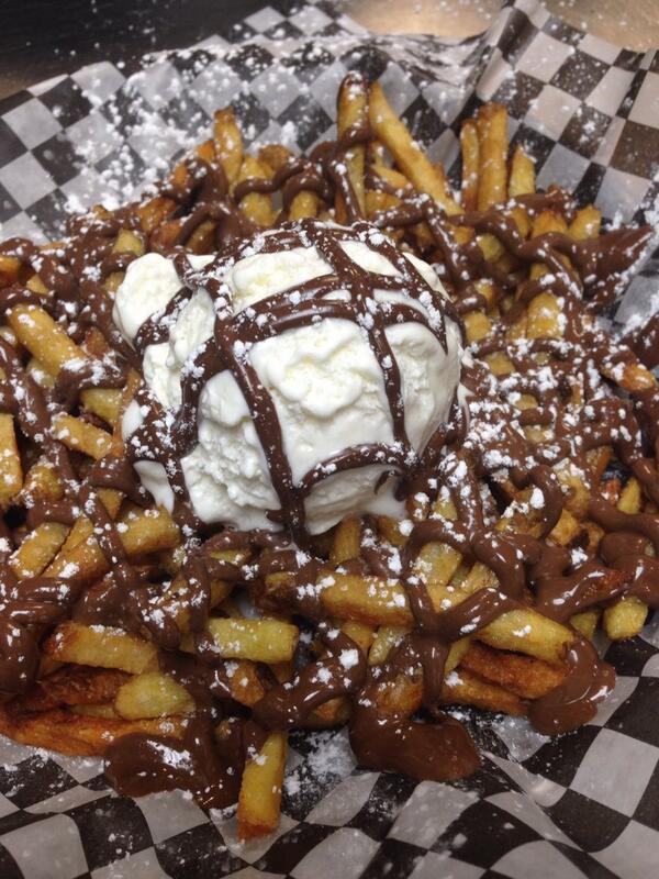 Nutella Ice Cream French Fries