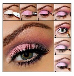  Pinky eye makeup tutorial
