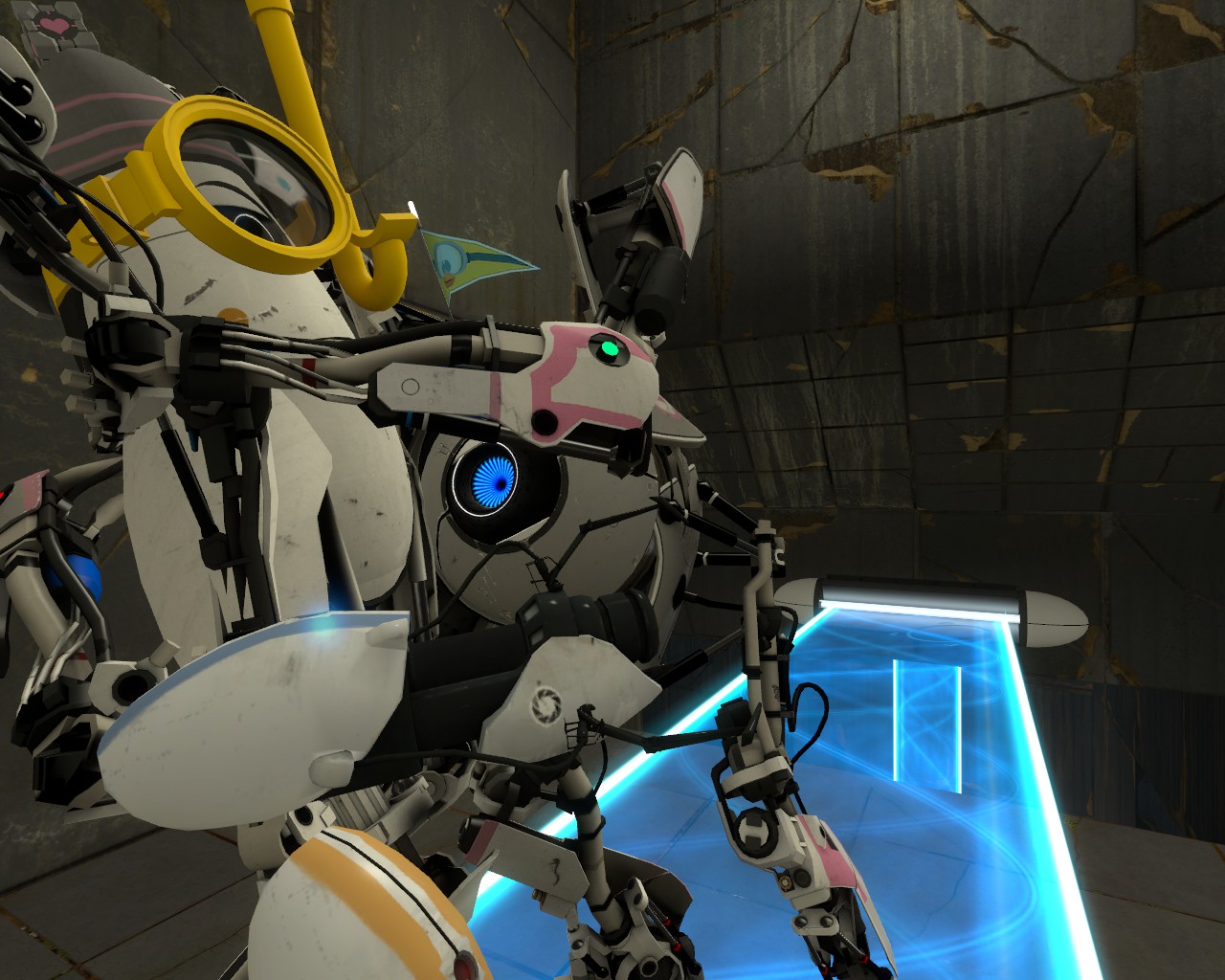 Portal 2 роботы атлас фото 100