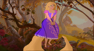  Rapunzel in 2D phim hoạt hình