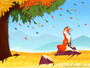  Red fox, mbweha in Autumn