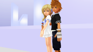  Roxas and Namine KHCoM and KHCoded Your My Shadow.
