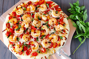 Shrimp Fra Diavolo Pizza
