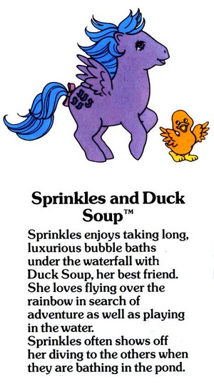  Sprinkles and canard soupe Fact File