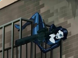  Stills of Neena Thurman / Domino from "Wolverine and the X-Men"