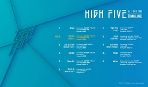  TEEN শীর্ষ reveal their track তালিকা for 'High Five'!
