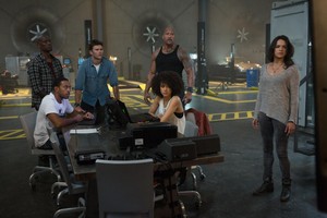 The Fate of the Furious - Tej, Rome, Hobbs, Ramsey and Letty
