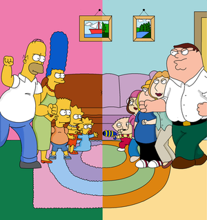  The Simpsons vs. Family Guy